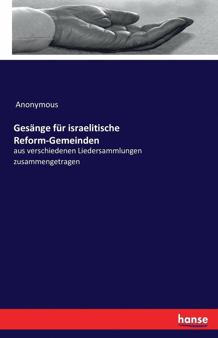 Gesnge fr israelitische Reform-Gemeinden 1