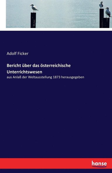 Adolf Ficker - Bericht über das österreichische Unterrichtswesen, Häftad