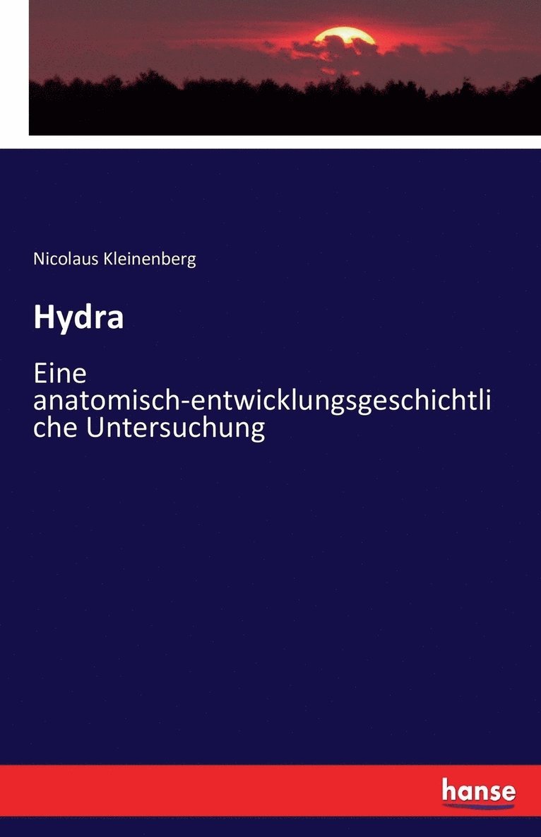 Nicolaus Kleinenberg - Hydra, Häftad