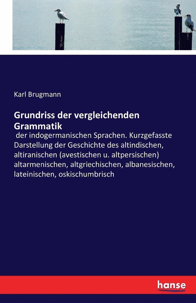 Grundriss der vergleichenden Grammatik 1