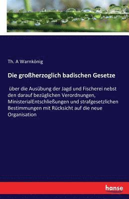 bokomslag Die groherzoglich badischen Gesetze