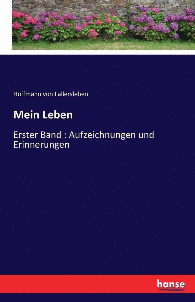 Mein Leben 1