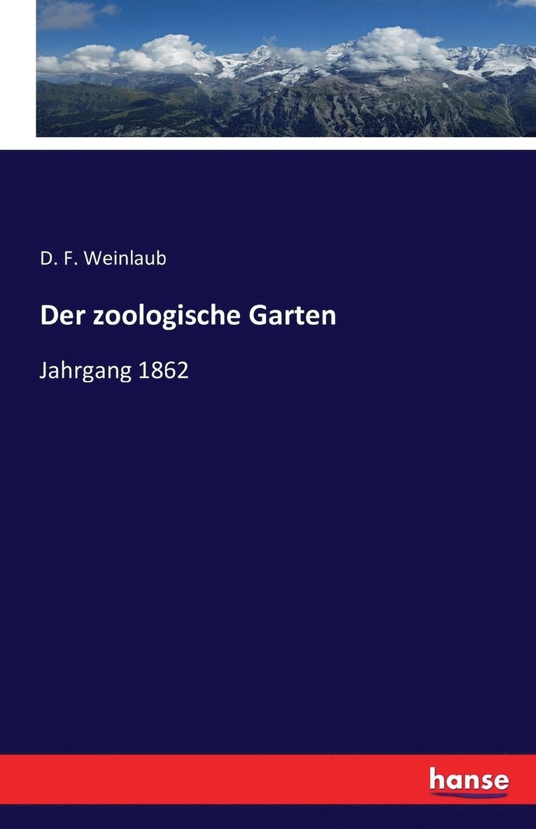 Der zoologische Garten 1