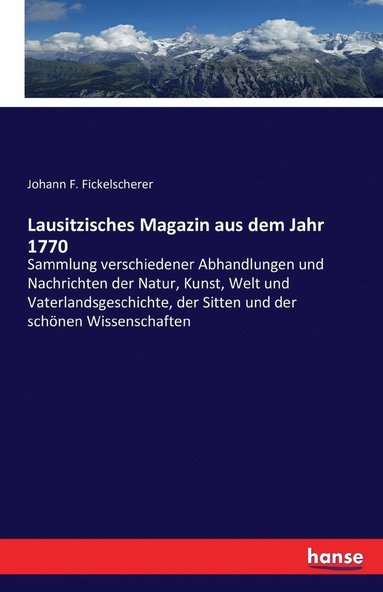 bokomslag Lausitzisches Magazin aus dem Jahr 1770