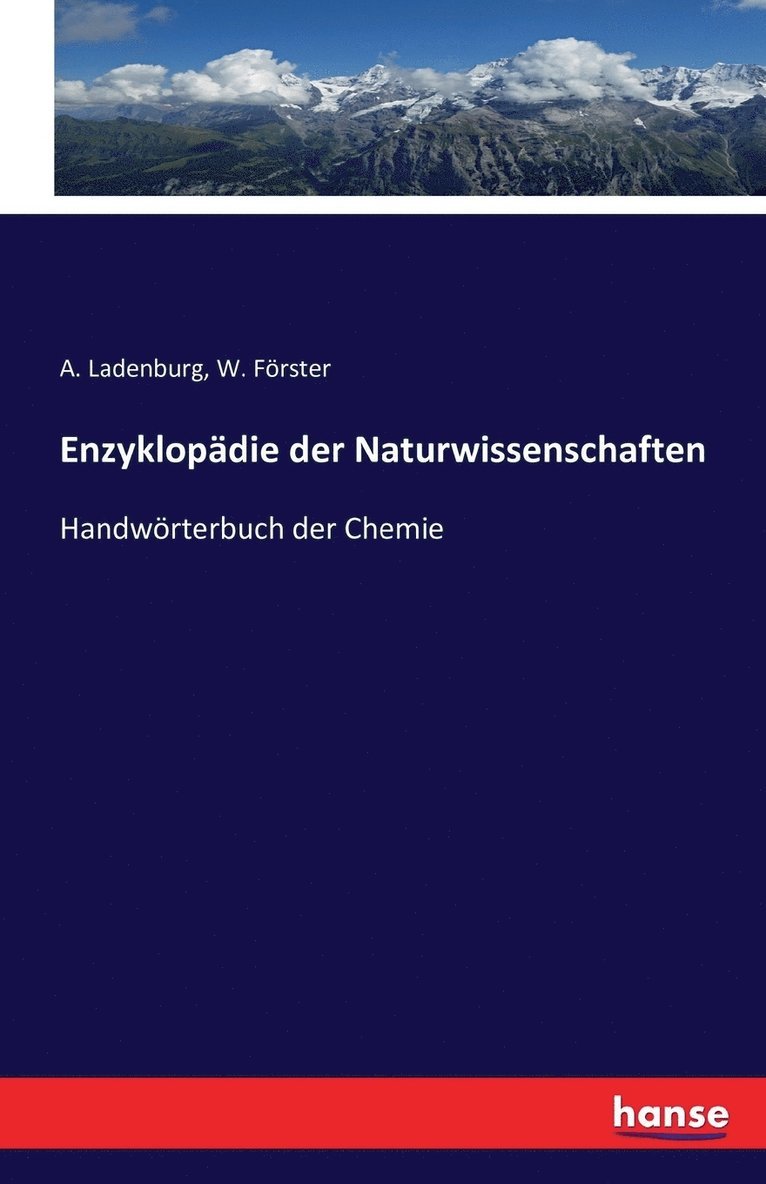 Enzyklopdie der Naturwissenschaften 1