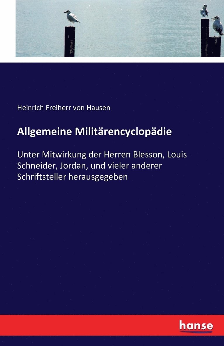 Allgemeine Militrencyclopdie 1