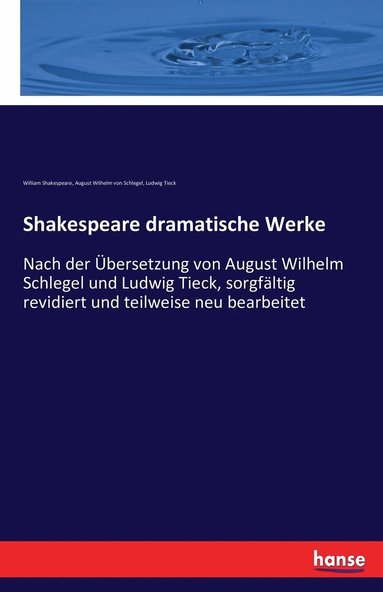 bokomslag Shakespeare dramatische Werke