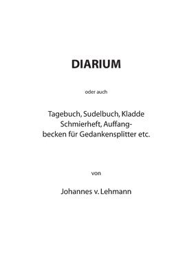 bokomslag Diarium