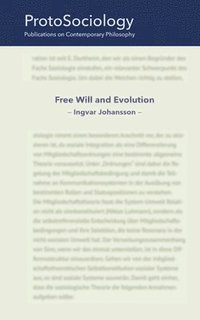 bokomslag Free Will and Evolution