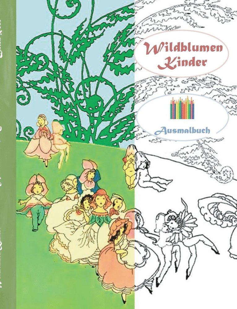 Wildblumen Kinder (Ausmalbuch) 1