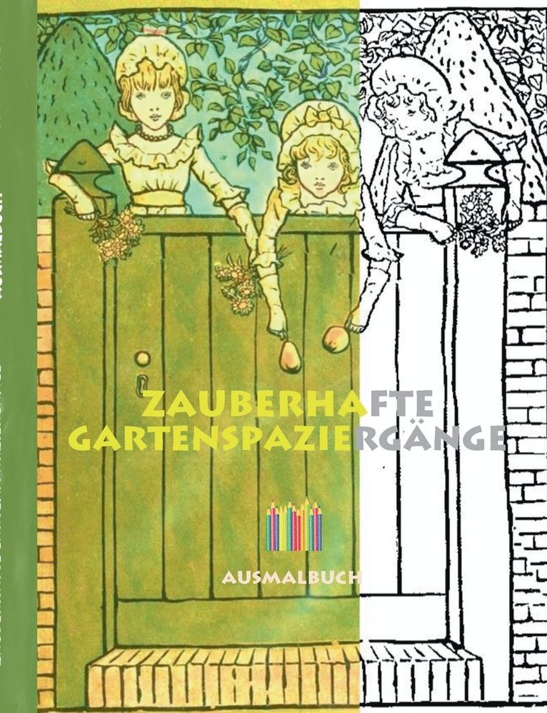 Luisa Rose - Zauberhafte Gartenspaziergänge (Ausmalbuch), Häftad