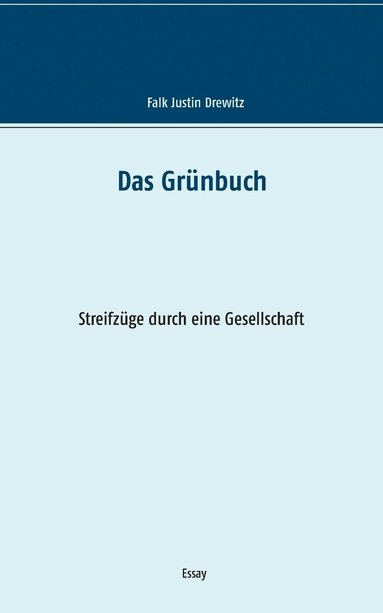 bokomslag Das Grnbuch