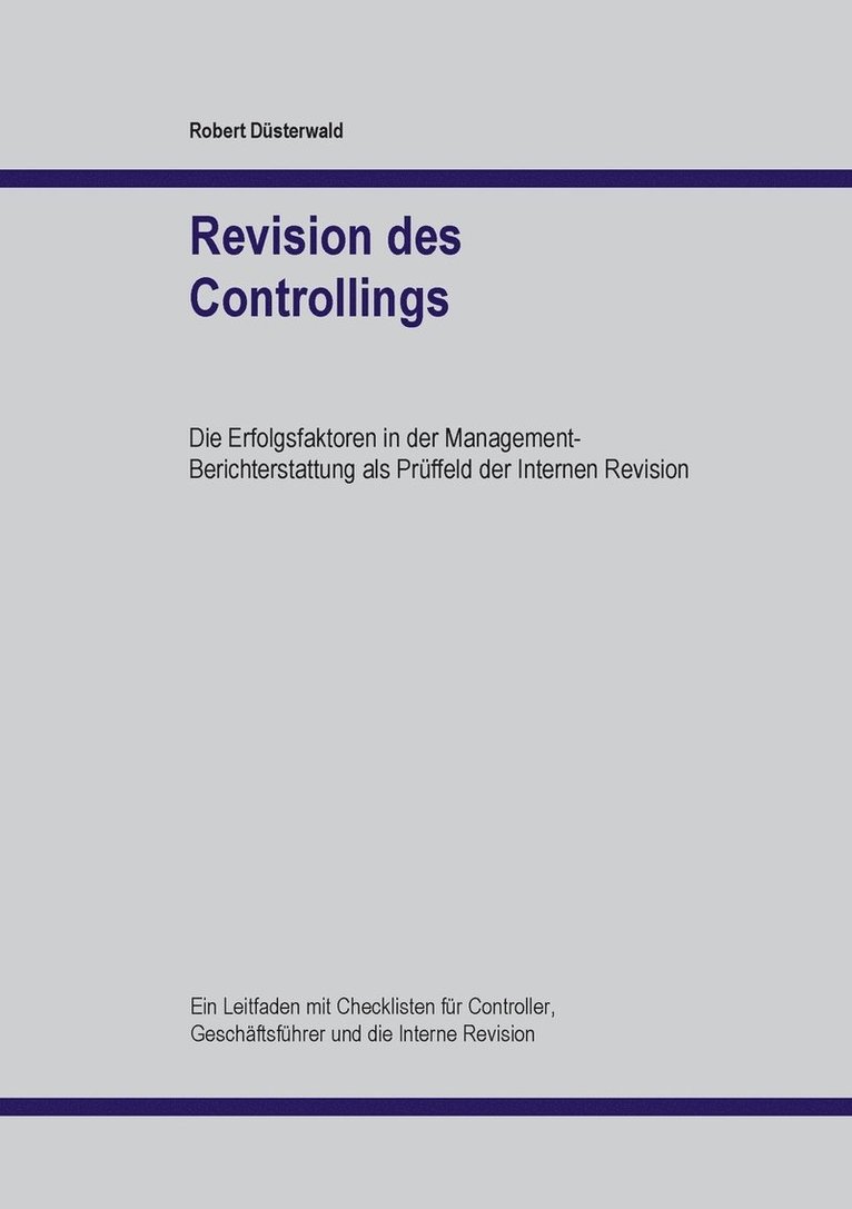 Revision des Controllings 1