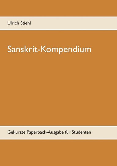 bokomslag Sanskrit-Kompendium