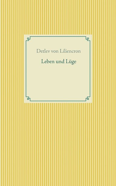 bokomslag Leben und Lüge