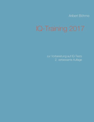 bokomslag IQ-Training 2017