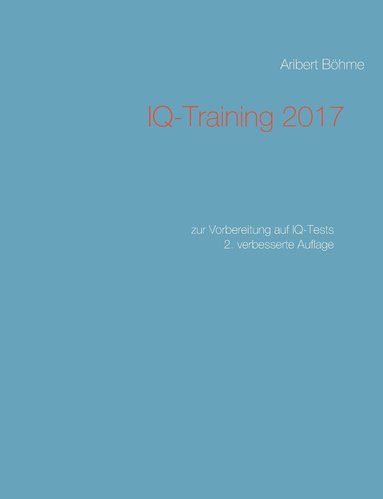 bokomslag IQ-Training 2017