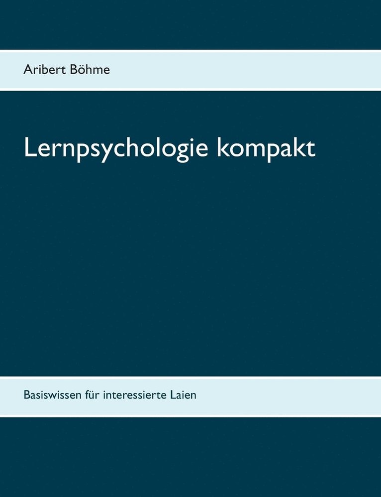 Lernpsychologie kompakt 1