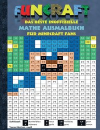 bokomslag Funcraft - Das beste inoffizielle Mathe Ausmalbuch fr Minecraft Fans