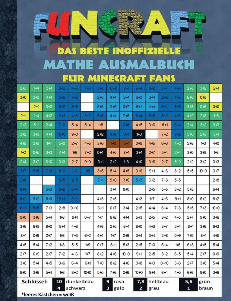 Funcraft - Das beste inoffizielle Mathe Ausmalbuch fr Minecraft Fans 1