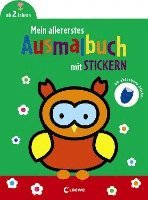 bokomslag Mein allererstes Ausmalbuch mit Stickern (Eule)