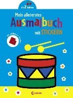 bokomslag Mein allererstes Ausmalbuch mit Stickern (Trommel)