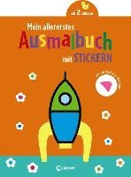 bokomslag Mein allererstes Ausmalbuch mit Stickern (Rakete)