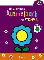 bokomslag Mein allererstes Ausmalbuch mit Stickern (Blume)