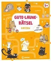 bokomslag Gute-Laune-Rätsel für unterwegs - Katzen