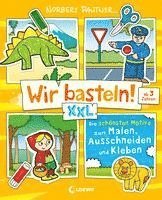 bokomslag Wir basteln! XXL - Die schönsten Motive zum Malen, Ausschneiden und Kleben (gelb)