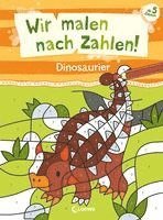 Wir malen nach Zahlen! - Dinosaurier 1