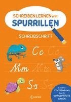 bokomslag Schreiben lernen mit Spurrillen - Schreibschrift