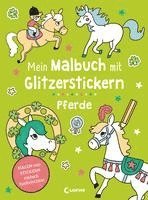 bokomslag Mein Malbuch mit Glitzerstickern - Pferde