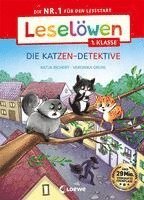 bokomslag Leselöwen 1. Klasse - Die Katzen-Detektive (Großbuchstabenausgabe)