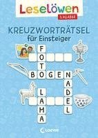Leselöwen Kreuzworträtsel für Einsteiger - 1. Klasse (Himmelblau) 1