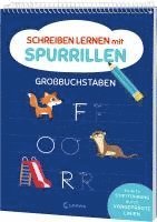 bokomslag Schreiben lernen mit Spurrillen - Großbuchstaben