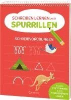 bokomslag Schreiben lernen mit Spurrillen - Schreibvorübungen