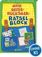 Mein Reise-Rucksack-Rätselblock [grün], Häftad