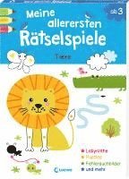 bokomslag Meine allerersten Rätselspiele - Tiere.
