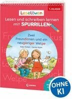 Katja Richert - Leselöwen - Lesen und schreiben lernen mit Spurrillen - Zwei Freundinnen und ein neugieriger Welpe, Häftad