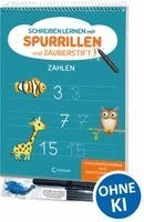 Schreiben lernen mit Spurrillen und Zauberstift - Zahlen, Häftad