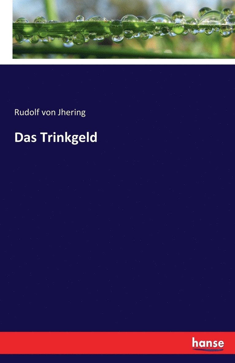 Das Trinkgeld 1