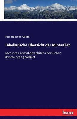 Tabellarische UEbersicht der Mineralien 1