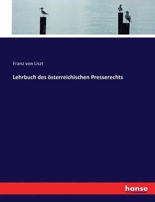 bokomslag Lehrbuch des sterreichischen Presserechts