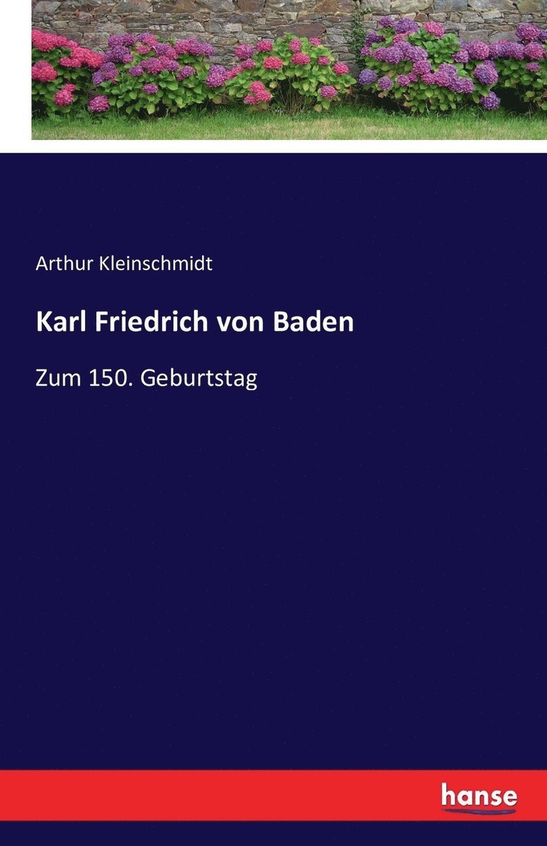 Karl Friedrich von Baden 1