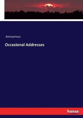 Occasional Addresses 1