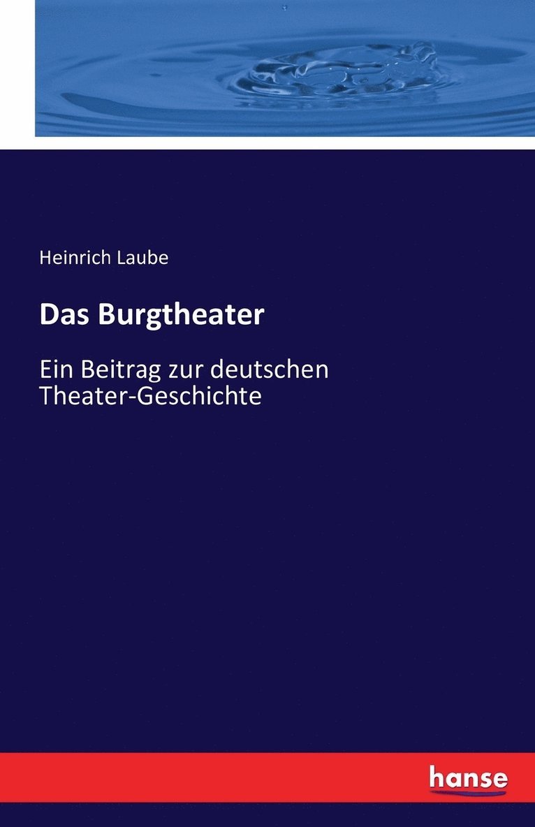 Das Burgtheater 1