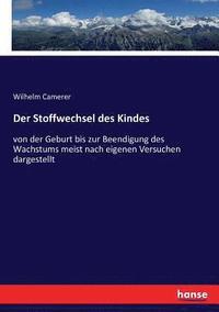 bokomslag Der Stoffwechsel des Kindes