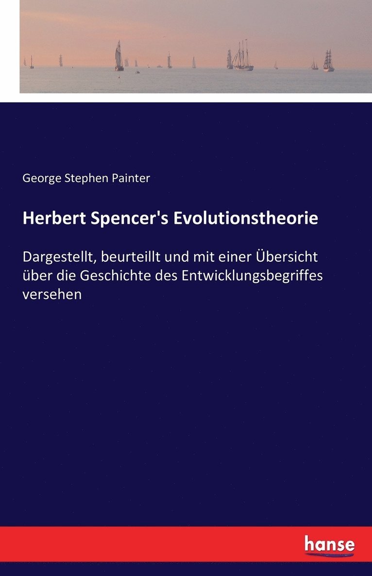 Herbert Spencer's Evolutionstheorie 1