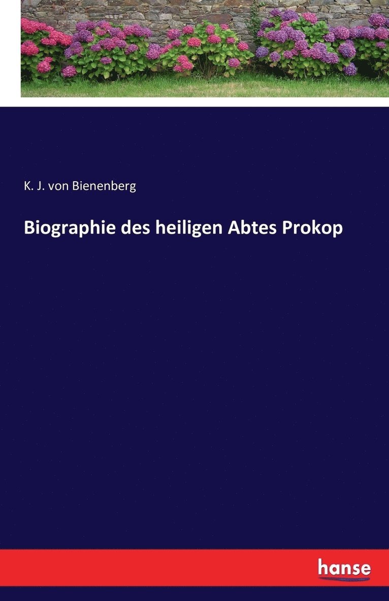 Biographie des heiligen Abtes Prokop 1